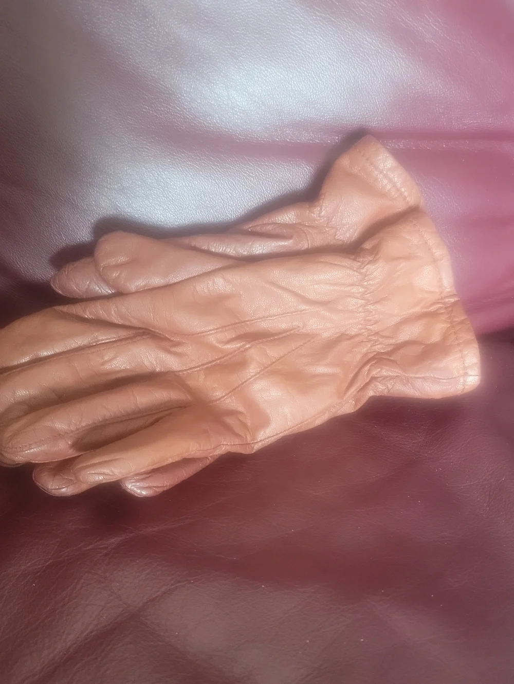 Bechamel. Leather Women's Gloves. Xl